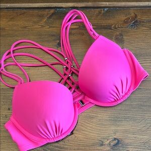 American Eagle Outfitters Hot Pink Bikini Top